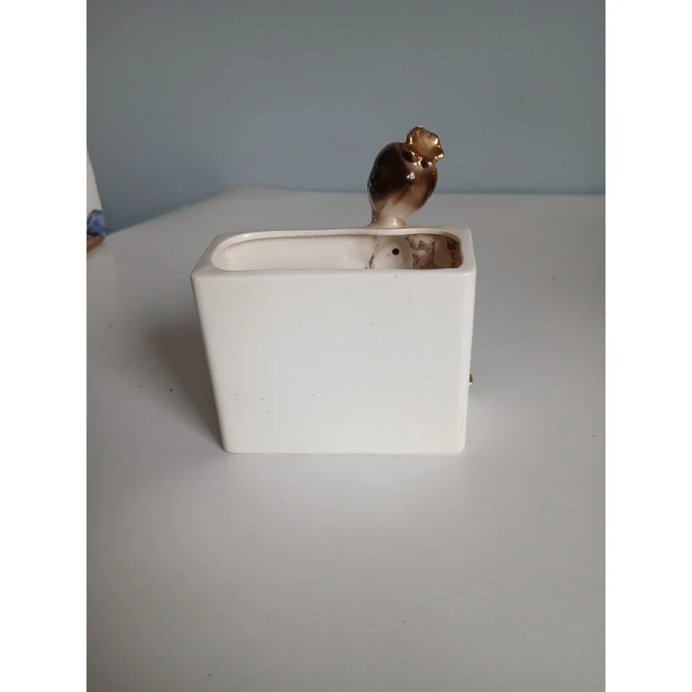 Vtg Balerina Princess Planter Head Vase Porcelain  Floor Stretch Pose Lefton